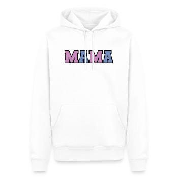 Maman - Sweat à capuche Premium bio Homme - blanc - Devant - Nico (187cm)