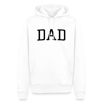 Tat - Männer Premium Bio Hoodie - Weiß - Vorne - Nico (187cm)