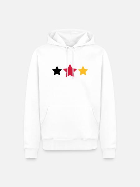 WM Sterne - Men’s Premium Organic Hoodie - white