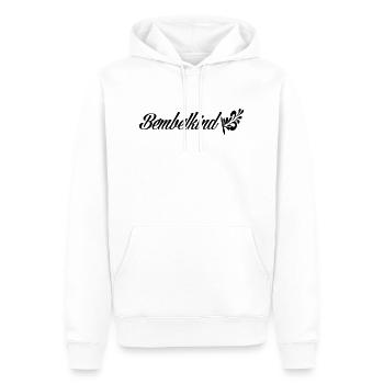 Bembelkind Frankfurt - Männer Premium Bio Hoodie - Weiß - Vorne - Nico (187cm)