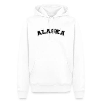 alaska - Sweat à capuche Premium bio Homme - blanc - Devant - Nico (187cm)