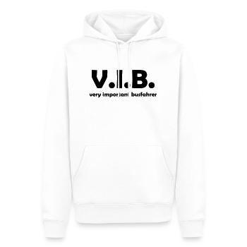 vib busfahrer - Männer Premium Bio Hoodie - Weiß - Vorne - Nico (187cm)
