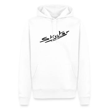 skater - sk8 - Männer Premium Bio Hoodie - Weiß - Vorne - Nico (187cm)