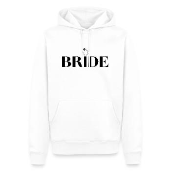 Zaumzeug - Männer Premium Bio Hoodie - Weiß - Vorne - Nico (187cm)