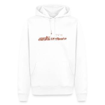 Berlin germany techno rave music party travel - Men’s Premium Organic Hoodie - white - Front - Nico (187cm)