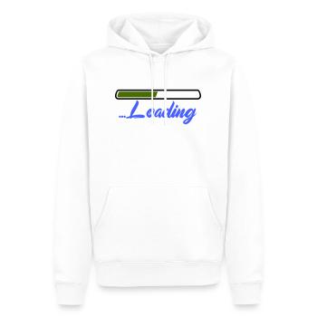 loading - Männer Premium Bio Hoodie - Weiß - Vorne - Nico (187cm)
