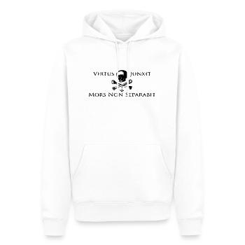 franc-maçonnerie - Sweat à capuche Premium bio Homme - blanc - Devant - Nico (187cm)