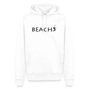 Beach Volleyball Beach Volleyball - Sweat à capuche Premium bio Homme - blanc - Devant - Nico (187cm)
