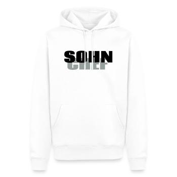 Sohn Chef - Männer Premium Bio Hoodie - Weiß - Vorne - Nico (187cm)