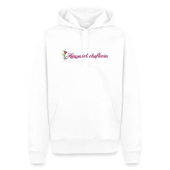 Hauswirtschafterin Blumen Ornament - Männer Premium Bio Hoodie - Weiß - Vorne - Nico (187cm)