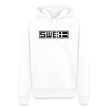 Schwedische Taktik - Männer Premium Bio Hoodie - Weiß - Vorne - Nico (187cm)