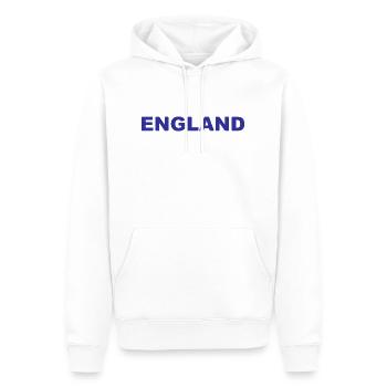 England Soccer - Football - Great Britain - Männer Premium Bio Hoodie - Weiß - Vorne - Nico (187cm)