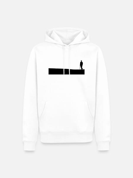 Sherlock Holmes - Männer Premium Bio Hoodie - Weiß