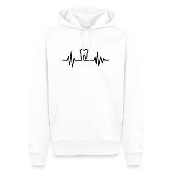 Zahnarzt - Männer Premium Bio Hoodie - Weiß - Vorne - Nico (187cm)