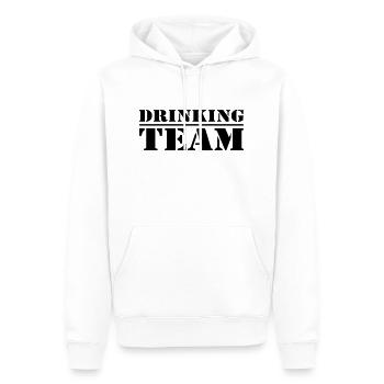 team D2 - team - Men’s Premium Organic Hoodie - white - Front - Nico (187cm)