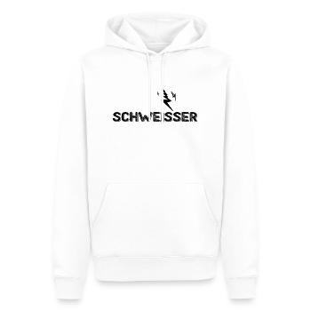 Handwerker Handyman Handwerk Werkzeug Baustelle - Männer Premium Bio Hoodie - Weiß - Vorne - Nico (187cm)