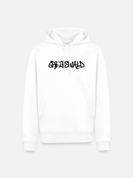 Greifswald Graffiti - Men’s Premium Organic Hoodie - white