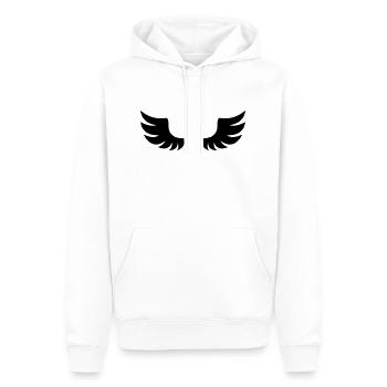 wings - Men’s Premium Organic Hoodie - white - Front - Nico (187cm)