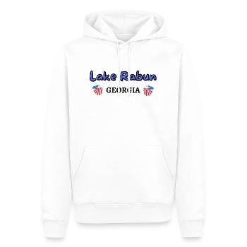 Lake Rabun Georgia beautiful - Men’s Premium Organic Hoodie - white - Front - Nico (187cm)