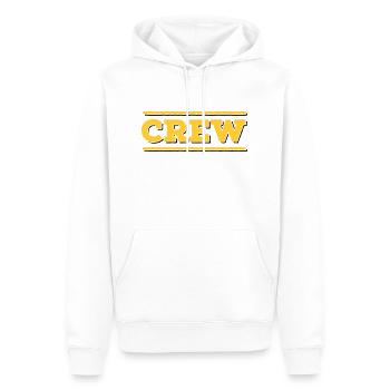 Membre de l’équipe CREW Membre du personnel Groupe de l’équipe Collègue de l’équipe - Sweat à capuche Premium bio Homme - blanc - Devant - Nico (187cm)