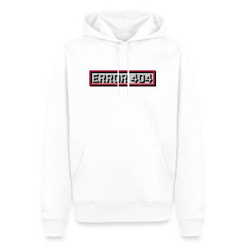 Error 404 Message Computer - Men’s Premium Organic Hoodie - white - Front - Nico (187cm)