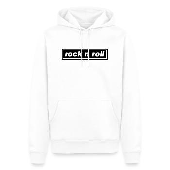 ROCK 'N' ROLL - Männer Premium Bio Hoodie - Weiß - Vorne - Nico (187cm)
