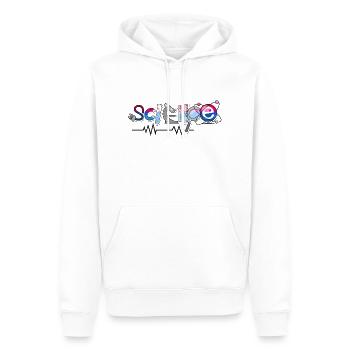 Wissenschaft Wissenschaft Wissenschaftler Physik Labor DNA - Männer Premium Bio Hoodie - Weiß - Vorne - Nico (187cm)