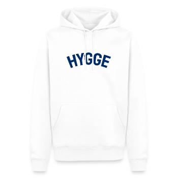 Hygge Style de vie scandinave - Sweat à capuche Premium bio Homme - blanc - Devant - Nico (187cm)
