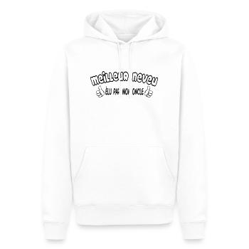 BESTER Neffe - Männer Premium Bio Hoodie - Weiß - Vorne - Nico (187cm)