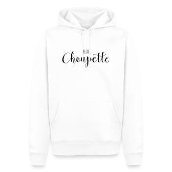 Petite Choupette - Sweat à capuche Premium bio Homme - blanc - Devant - Nico (187cm)