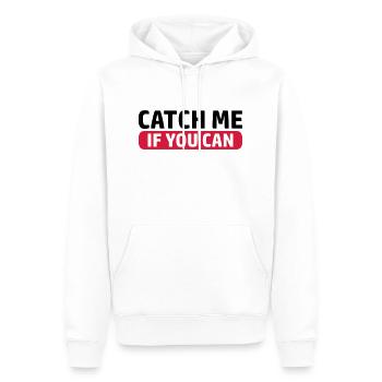 Spiel Catch Me - Männer Premium Bio Hoodie - Weiß - Vorne - Nico (187cm)