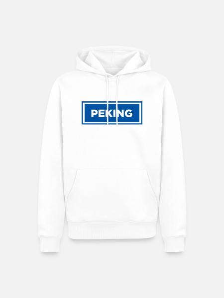 Peking Norrköping - Ekologisk premiumluvtröja herr - vit