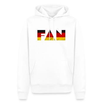 Fan, Weltmeisterschaft, 2022, Fußball, Tor,Germany - Männer Premium Bio Hoodie - Weiß - Vorne - Nico (187cm)