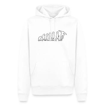 Skateboard Skaten Skater Skateboarding Skate-Fan - Männer Premium Bio Hoodie - Weiß - Vorne - Nico (187cm)
