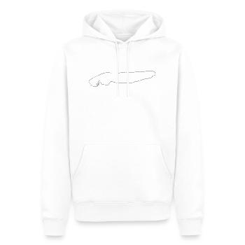 Norderney - Sweat à capuche Premium bio Homme - blanc - Devant - Nico (187cm)