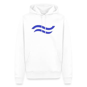 Finn Bootsklasse - Männer Premium Bio Hoodie - Weiß - Vorne - Nico (187cm)