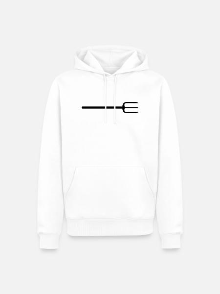 pitchfork - Men’s Premium Organic Hoodie - white