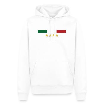 Italien - Männer Premium Bio Hoodie - Weiß - Vorne - Nico (187cm)