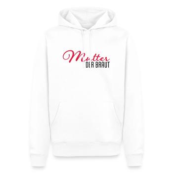 Mère de la mariée - Sweat à capuche Premium bio Homme - blanc - Devant - Nico (187cm)