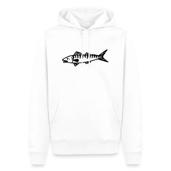 Makrele Makrelenseefisch für Fischer - Männer Premium Bio Hoodie - Weiß - Vorne - Nico (187cm)