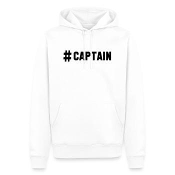 # captain - Männer Premium Bio Hoodie - Weiß - Vorne - Nico (187cm)