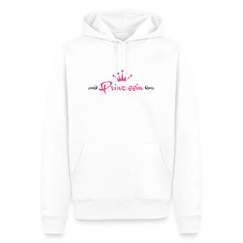 Prinzessin Pink - Sweat à capuche Premium bio Homme - blanc - Devant - Nico (187cm)