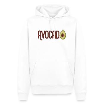 Trendy Yummy Avocado Grunge Style Text - Männer Premium Bio Hoodie - Weiß - Vorne - Nico (187cm)
