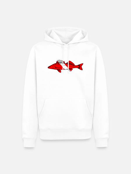 Zander by Scuba.Style - Men’s Premium Organic Hoodie - white