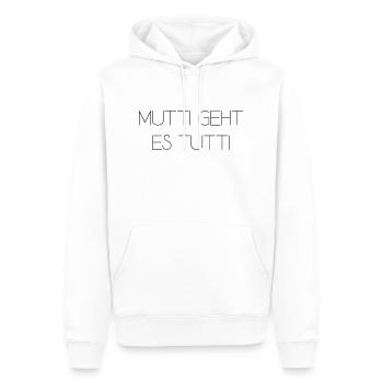 Mutti geht es tutti lustiger Spruch Mama Mutter - Männer Premium Bio Hoodie - Weiß - Vorne - Nico (187cm)