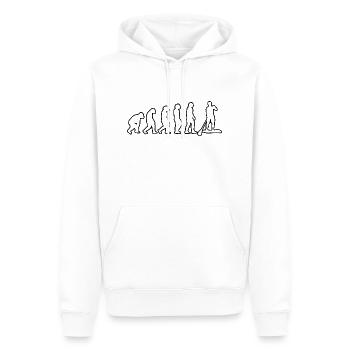 Stand Up Paddle Stand-up Paddle Surf Stand up Paddler - Sweat à capuche Premium bio Homme - blanc - Devant - Nico (187cm)
