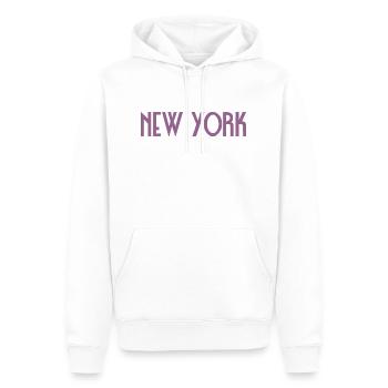 nyc 4550 - Sweat à capuche Premium bio Homme - blanc - Devant - Nico (187cm)