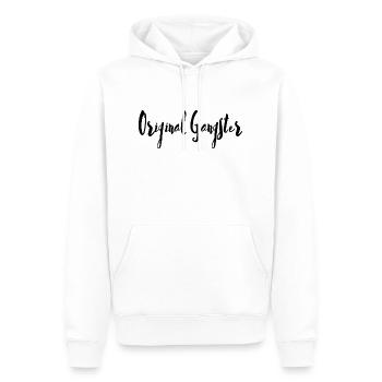 OG in the 90's - Männer Premium Bio Hoodie - Weiß - Vorne - Nico (187cm)