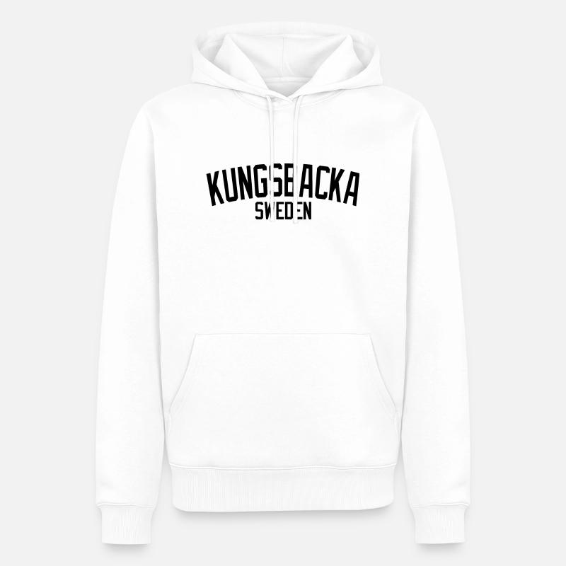 Kungsbacka Suède - Sweat à capuche Premium bio Homme - blanc