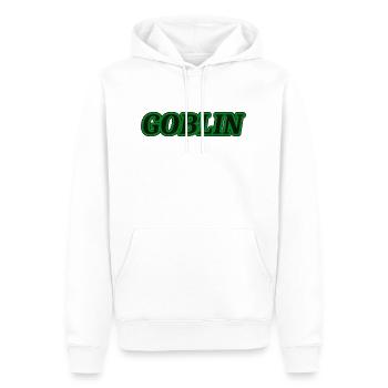 Goblin - Männer Premium Bio Hoodie - Weiß - Vorne - Nico (187cm)